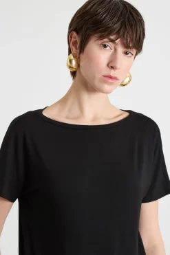 T-shirt aderente - Nero