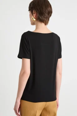 T-shirt aderente - Nero