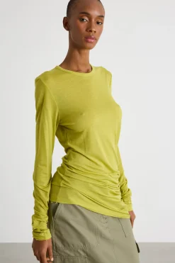 T-shirt asimmetrica - Verde