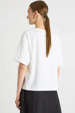 T-shirt boxy - Bianco