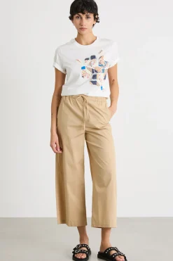 T-shirt con fantasia - Bianco