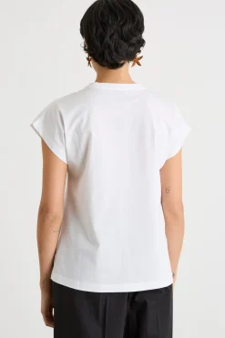 T-shirt con fiocco - Bianco
