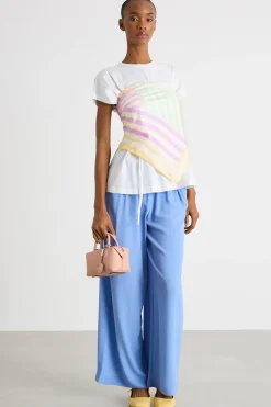 T-shirt con fiocco - Bianco