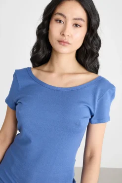 T-shirt con manica corta - Blu