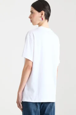T-shirt con micro strass - Bianco