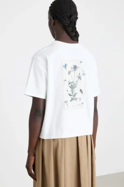 T-shirt con motivo stampato - Bianco
