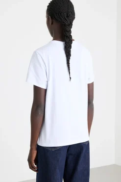 T-shirt con motivo stampato - Bianco Verde