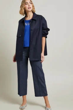 Tshirt con ricami - Blu