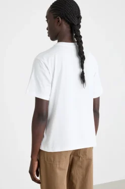 T-shirt con ricamo - Bianco
