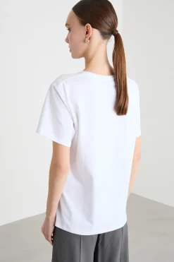 T-shirt con stampa - Bianco