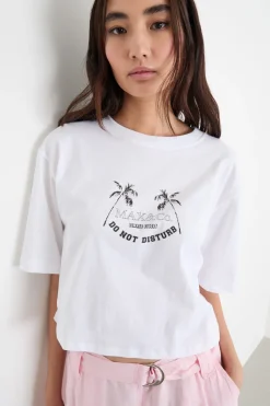 T-shirt con stampa - Bianco