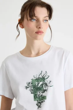 T-shirt con stampa - Bianco