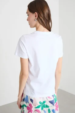 T-shirt con stampa - Bianco