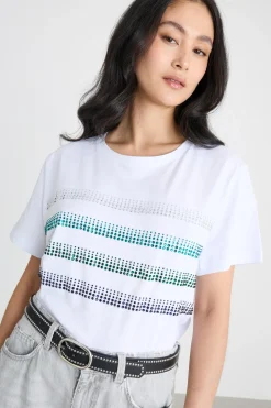 T-shirt con stampa - Bianco