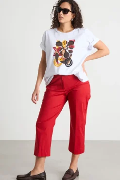 T-shirt con stampa - Bianco