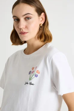 T-shirt con stampa - Bianco