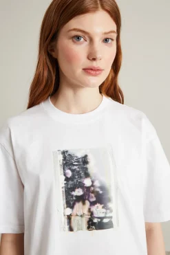 T-shirt con stampa - Bianco