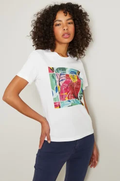 Tshirt con stampa - Bianco