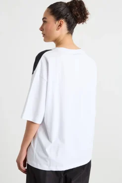 T-shirt con stampa - Bianco Nero