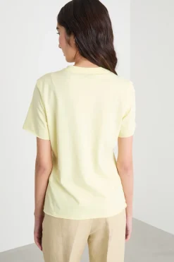 T-shirt con stampa - Giallo
