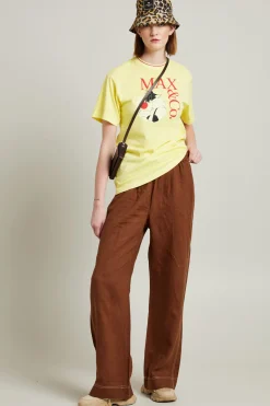 T-shirt con stampa - Giallo