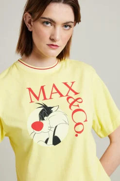 T-shirt con stampa - Giallo