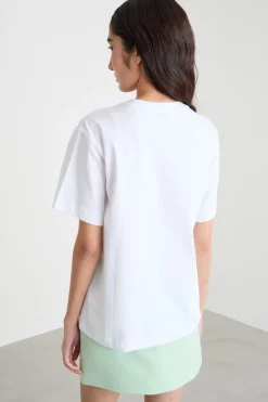 T-shirt con strass - Bianco