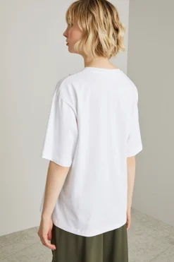 T-shirt con strass - Bianco