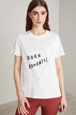 T-shirt in cotone - Bianco