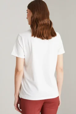 T-shirt in cotone - Bianco