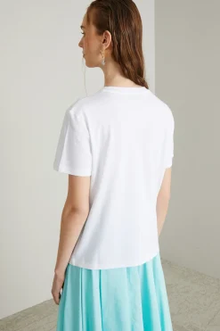 T-shirt in cotone - Bianco