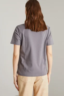 T-shirt in cotone - Grigio