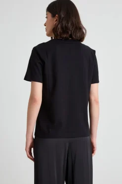 T-shirt in cotone - Nero