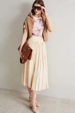 Tshirt in cotone - Rosa Beige Rosso