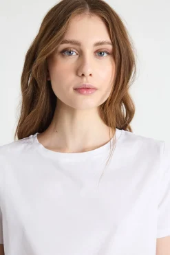 T-shirt in jersey - Bianco
