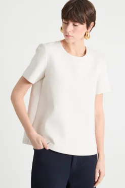 T-shirt in jersey - Bianco