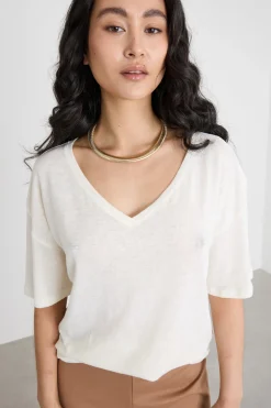 T-shirt in jersey - Bianco