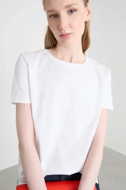 T-shirt in jersey - Bianco