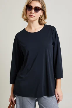 Tshirt in jersey - Blu