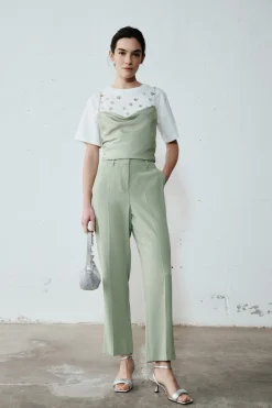 T-shirt in jersey con stampa - Bianco Aregnto