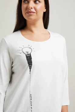 Tshirt in jersey di cotone - Bianco