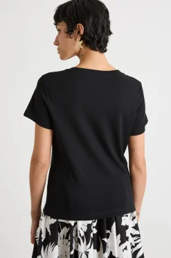 T-shirt in jersey - Nero