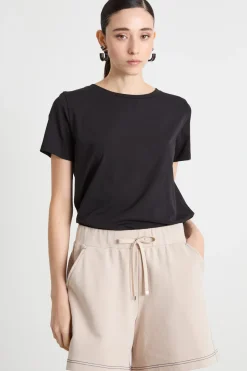 T-shirt in jersey - Nero