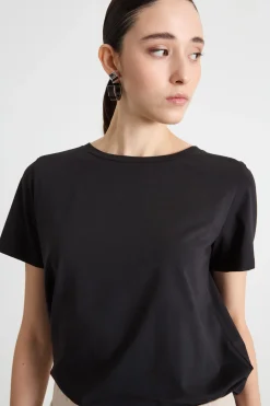 T-shirt in jersey - Nero