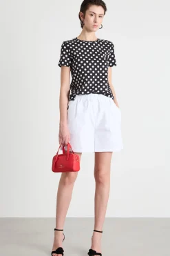 T-shirt in jersey - Nero Bianco