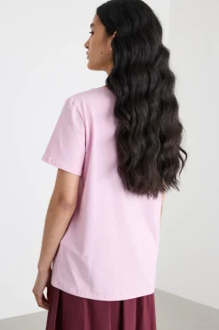 T-shirt in jersey - Rosa