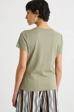 T-shirt in jersey - Verde