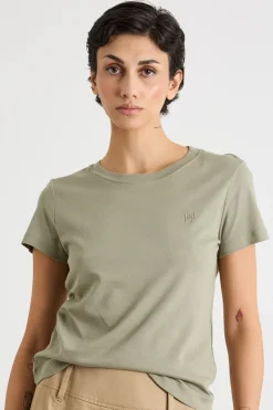 T-shirt in jersey - Verde