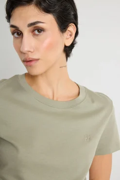 T-shirt in jersey - Verde