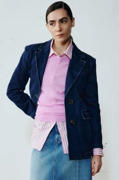T-shirt in maglia - Rosa